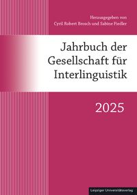 Produktbild: Jahrbuch der Gesellschaft f&uuml;r Interlinguistik