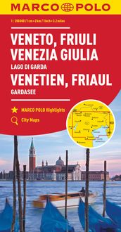 Bild vom Artikel MARCO POLO Regionalkarte Italien 04 Venetien, Friaul, Gardasee 1:200.000 vom Autor 