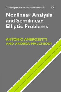 Produktbild: Nonlinear Analysis and Semilinear Elliptic Problems
