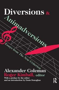 Produktbild: Coleman, A: Diversions and Animadversions