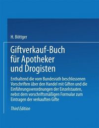 Produktbild: Giftverkauf-Buch f&uuml;r Apotheker und Drogisten