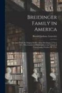 Produktbild: Breidinger Family in America