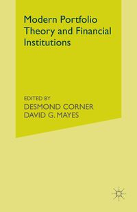 Produktbild: Modern Portfolio Theory and Financial Institutions