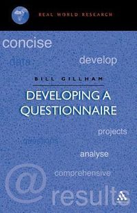 Produktbild: Developing a Questionnaire