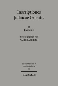 Produktbild: Inscriptiones Judaicae Orientis