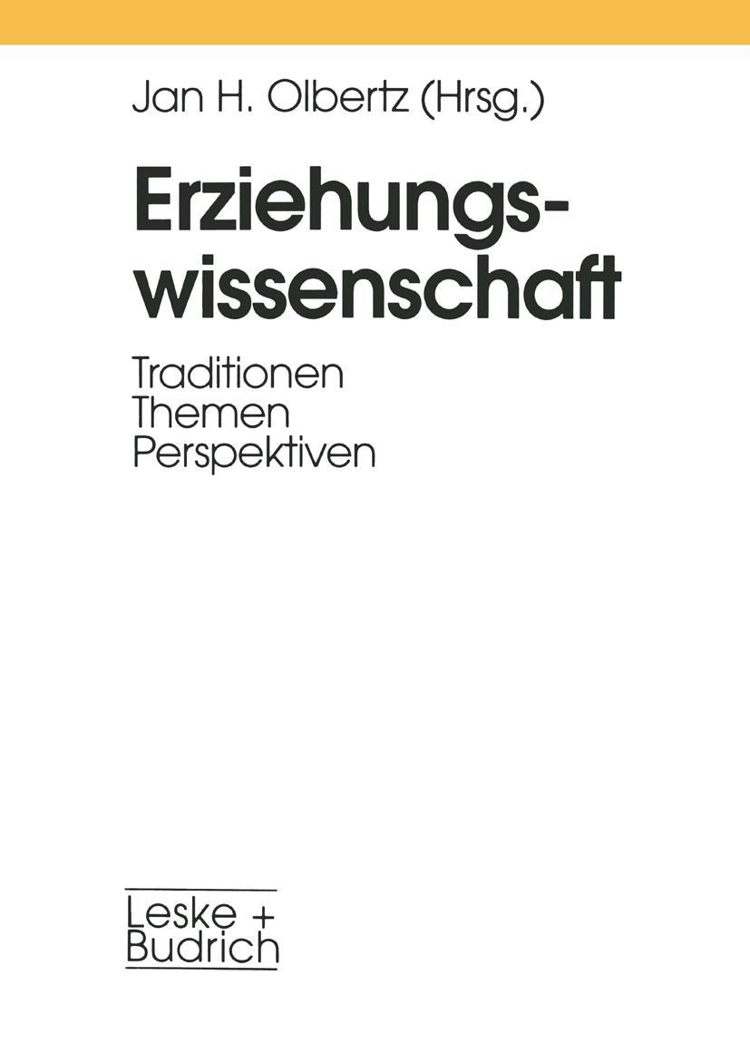 Produktbild: Erziehungswissenschaft