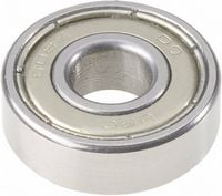 Produktbild: UBC Bearing 624 2Z Rillenkugellager radial Bohrungs-&Oslash; 4 mm Au&szlig;en-Durchmesser 13 mm Drehzahl (max.) 38000 U/min