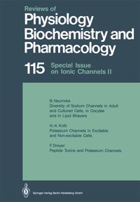 Produktbild: Reviews of Physiology, Biochemistry and Pharmacology