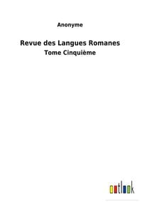 Produktbild: Revue des Langues Romanes