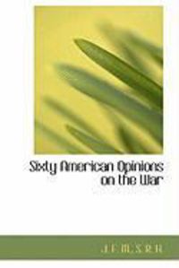 Produktbild: Sixty American Opinions on the War