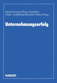 Produktbild: Unternehmungserfolg