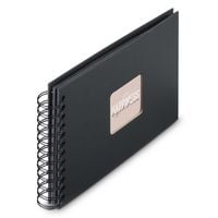 Produktbild: hama Spiral Album Fine Art new black 24x17cm 50 schwarze Seiten