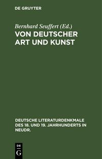 Produktbild: Von deutscher Art und Kunst