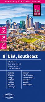 Produktbild: Reise Know-How Landkarte USA 09, S&uuml;dost (1:1.250.000)
