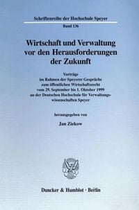 Produktbild: Wirtschaft und Verwaltung vor den Herausforderungen der Zukunft.