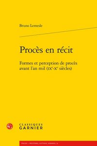 Produktbild: Proc&egrave;s en r&eacute;cit. Formes et perception de proc&egrave;s avant l'an mil