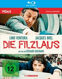 Produktbild: Die Filzlaus (L&rsquo;emmerdeur) / Franz&ouml;sische Kult-Kom&ouml;die mit Lino Ventura und Jacques Brel (Pidax Film-Klassiker)