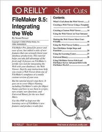 Produktbild: FileMaker 8.5: Integrating the Web
