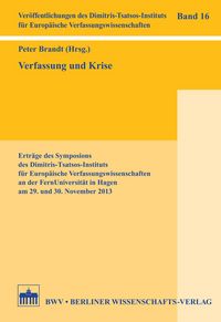 Produktbild: Verfassung und Krise