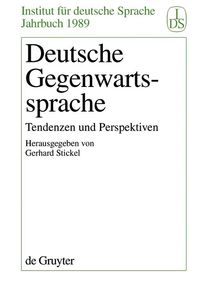 Produktbild: Deutsche Gegenwartssprache