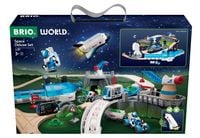 Produktbild: Weltraum Deluxe Zugset - Holzeisenbahnset - wunderbares Geschenk f&uuml;r Kinder ab 3 Jahren