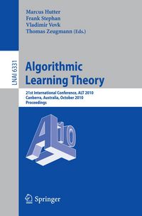 Produktbild: Algorithmic Learning Theory