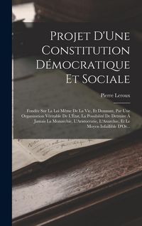Produktbild: Projet D'Une Constitution D&eacute;mocratique Et Sociale