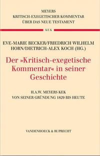 Produktbild: Der &raquo;Kritisch-exegetische Kommentar&laquo; in seiner Geschichte