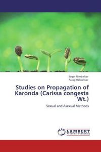 Produktbild: Nimbalkar, S: Studies on Propagation of Karonda (Carissa con