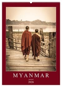 Produktbild: MYANMAR SPIRITUELL 2026 (Wandkalender 2026 DIN A2 hoch), CALVENDO Monatskalender