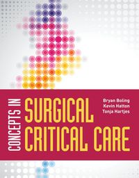 Produktbild: Concepts in Surgical Critical Care