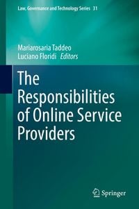 Produktbild: The Responsibilities of Online Service Providers