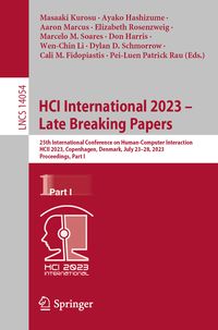 Produktbild: HCI International 2023 &ndash; Late Breaking Papers