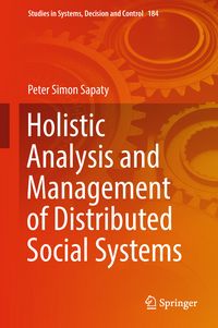 Produktbild: Holistic Analysis and Management of Distributed Social Systems