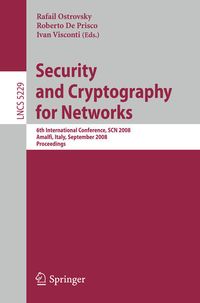 Produktbild: Security and Cryptography for Networks