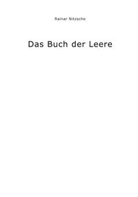 Produktbild: Das Buch der Leere