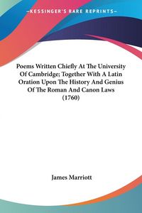 Produktbild: Marriott, J: Poems Written Chiefly At The University Of Camb