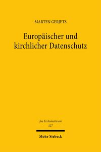 Produktbild: Europ&auml;ischer und kirchlicher Datenschutz