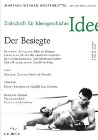 Bild vom Artikel Zeitschrift für Ideengeschichte Heft VI/1 Frühjahr 2012 vom Autor 