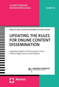 Produktbild: Updating the Rules for Online Content Dissemination