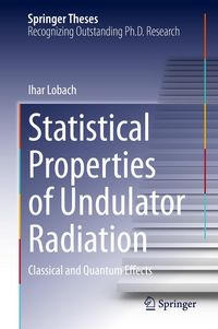 Produktbild: Statistical Properties of Undulator Radiation