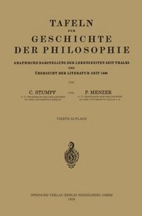 Produktbild: Tafeln zur Geschichte der Philosophie