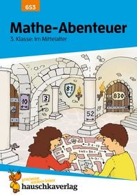 Produktbild: &Uuml;bungsheft 3. Klasse - Mathe-Abenteuer im Mittelalter