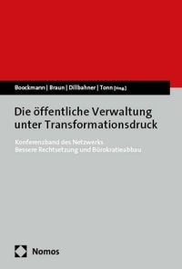 Produktbild: Die &ouml;ffentliche Verwaltung unter Transformationsdruck