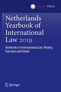 Produktbild: Netherlands Yearbook of International Law 2019