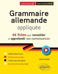 Produktbild: Grammaire allemande appliqu&eacute;e de A2 vers B1-B2