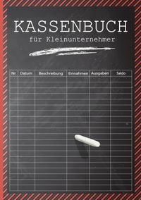 Produktbild: Kassenbuch Haushaltsbuch Hauptbuch f&uuml;r Selbstst&auml;ndige, Kleinunternehmer oder private Zwecke