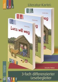 Bild vom Artikel KidS - Literatur-Kartei: "Luca will weg". 3-fach differenzierter Lesebegleiter vom Autor Annette Weber