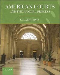 Produktbild: American Courts and the Judicial Process