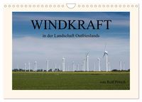 Produktbild: Windkraft in der Landschaft Ostfrieslands (Wandkalender 2026 DIN A4 quer), CALVENDO Monatskalender